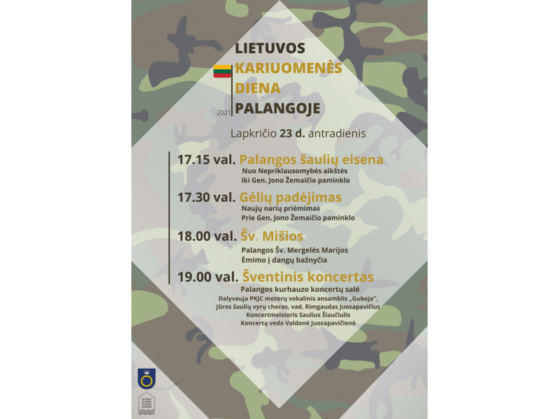 Lietuvos kariuomenės diena Palangoje