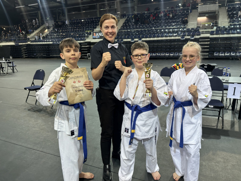 Lietuvos vaikų čempionate Okinava - tarp geriausiųjų