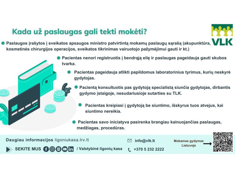 Nemokėkite be pagrindo – ligonių kasos paaiškina pacientų teises