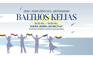 BALTIJOS KELIAS. Sueiga „Bunda jau Baltija“