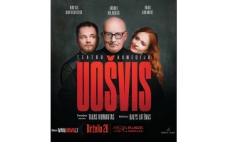Kviečia į teatro komediją "Uošvis"