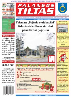 Palangos tilto laikraštis, Data: 2013-11-21, Numeris: 88 (1229) 