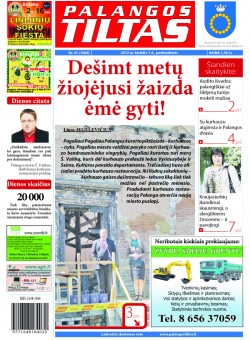 Palangos tilto laikraštis, Data: 2012-05-31, Numeris: 41 (1084) 