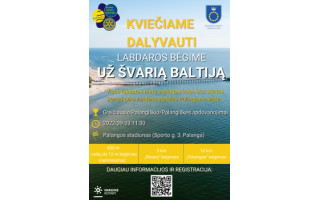 Rotary kartu su Lietuvos paralimpiniu komitetu rengia labdaros bėgimą Palangoje „Už švarią Baltiją“