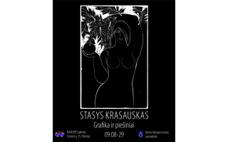 „Ramybės“ galerijoje – S. Krasausko grafika ir piešiniai