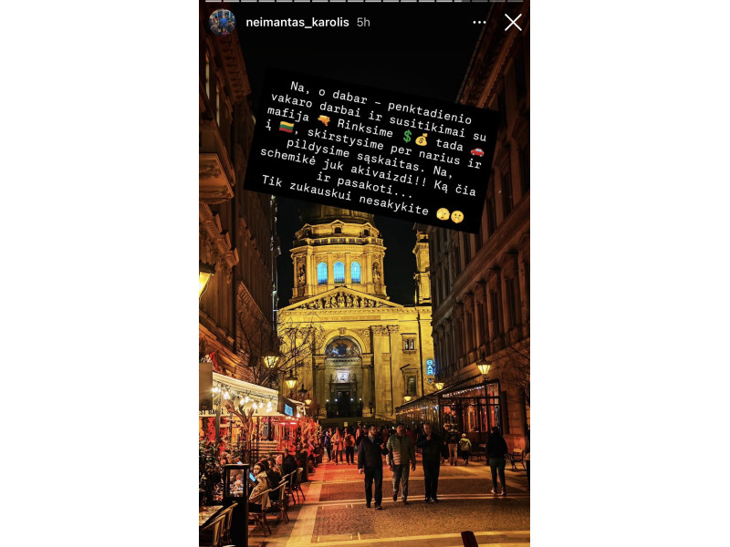 Iš Karolio Neimanto įrašo Facebook
