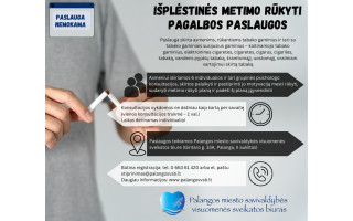 Nemokama paslauga norintiems mesti rūkyti