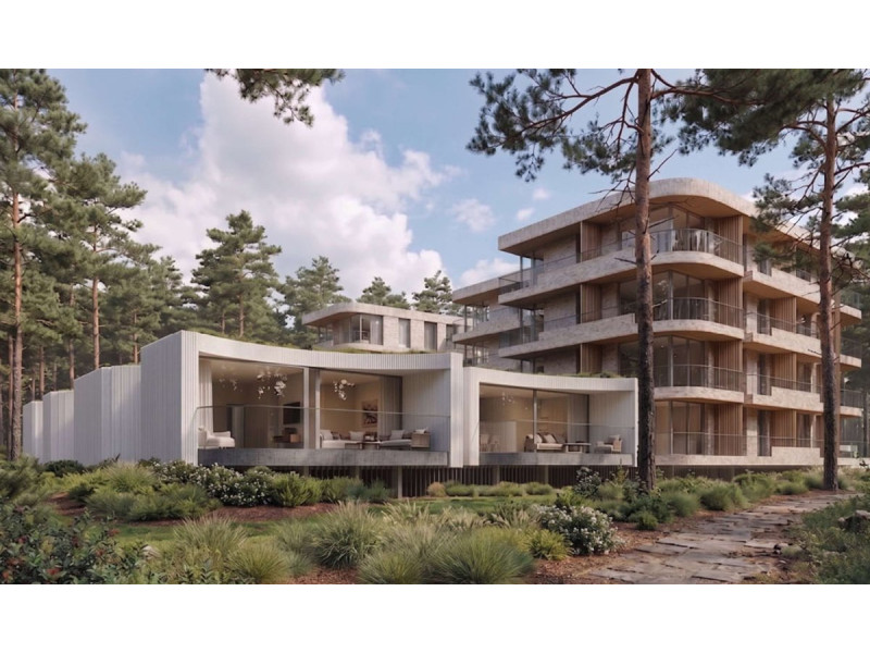 Palangoje planuojami nauji apartamentai. FOTO: PROJEKTUOTOJŲ VIZUALIZACIJA