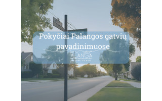 Suteiktas pavadinimas esamai gatvei