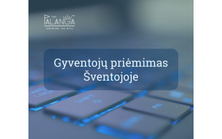 Konsultuoja Palangos savivaldybės administracijos specialistai: gyventojų priėmimas Šventojoje gegužės 11 – 15 dienomis