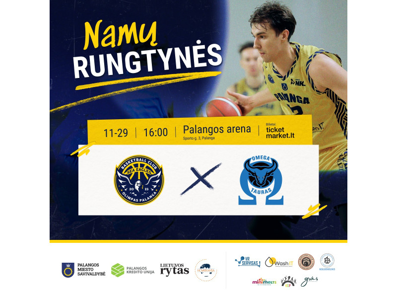 Palangos „Olimpas“ namuose priims Kauno rajono „Omega–Tauras–LSU“ krepšininkus
