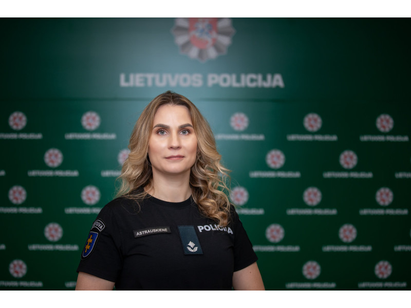  Klaipėdos apskrities VPK Operatyvaus valdymo skyriui vadovaujanti Inga Astrauskienė