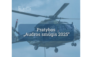 Spalio 13–31 d. Lietuvos kariuomenės Karinės jūrų pajėgos organizuoja pratybas „Audros smūgis 2025“