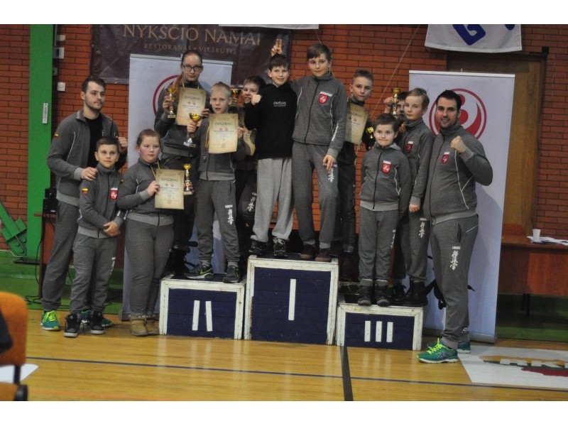 Palangiškių startas Lietuvos vaikų karate čempionate