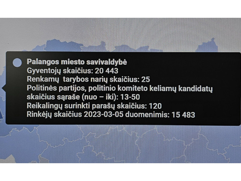 Oficialu: Vyriausioji rinkimų komisija patvirtino, kad nuo 2027-ųjų Palangos miesto savivaldybės taryboje bus 25 nariai vietoj 21