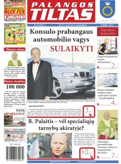 Palangos tilto laikraštis, Data: 2012-01-19, Numeris: 6 (1049) 