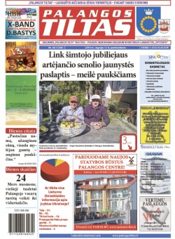 Palangos tilto laikraštis, Data: 2014-09-11, Numeris: 68(1306) 