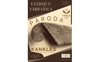 Bibliotekoje – Kanklių metams skirta paroda