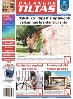 Palangos tilto laikraštis, Data: 2011-09-20, Numeris: 72 (1016) 