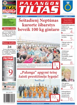 Palangos tilto laikraštis, Data: 2012-05-03, Numeris: 33 (1076) 