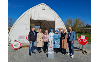 Istorinė diena Palangoje – panaikintas mobilus COVID-19 testavimo punktas