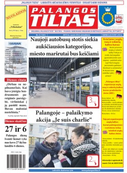 Palangos tilto laikraštis, Data: 2015-01-19, Numeris: 5(1341) 