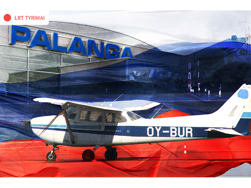 LRT tyrimas. Atskleista įžūli sankcijų apėjimo schema: rusai siekė per Palangą išgabenti lėktuvą / LRT nuotr.