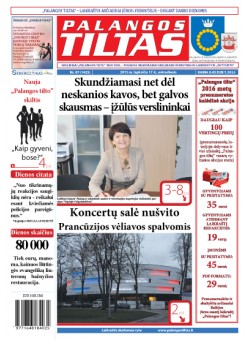 Palangos tilto laikraštis, Data: 2015-11-16, Numeris: 87(1423) 