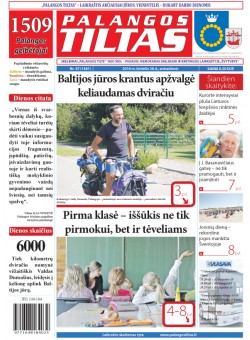 Palangos tilto laikraštis, Data: 2016-06-27, Numeris: 47(1481) 