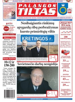 Palangos tilto laikraštis, Data: 2015-12-07, Numeris: 93(1429) 