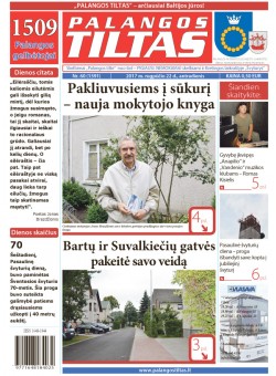 Palangos tilto laikraštis, Data: 2017-08-21, Numeris: 59(1590) 