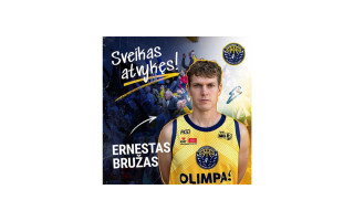 Po devynerių metų pertraukos Bružas sugrįžta į „Olimpą“