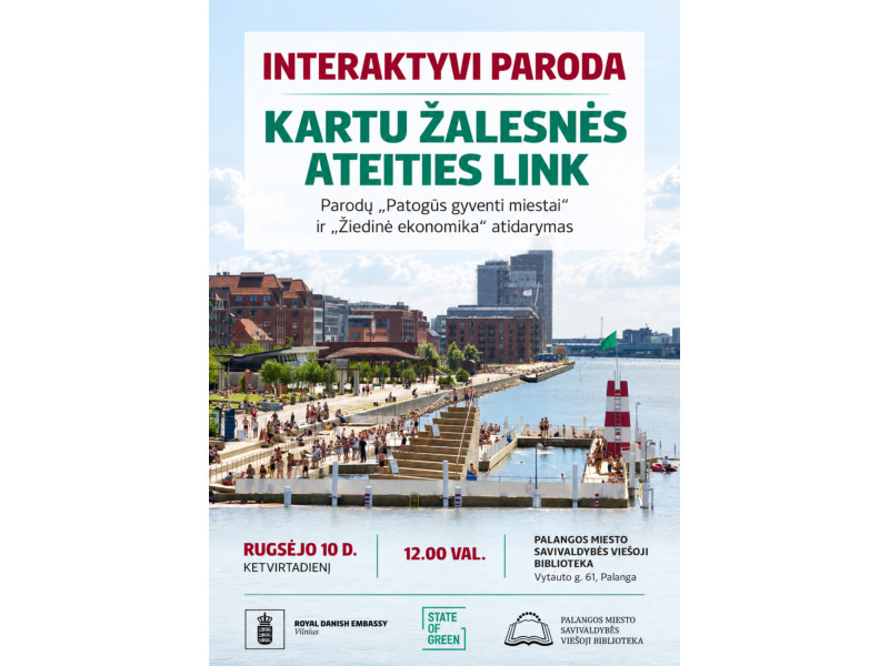 Modulinės parodos „Kartu žalesnės ateities link“ atidarymas