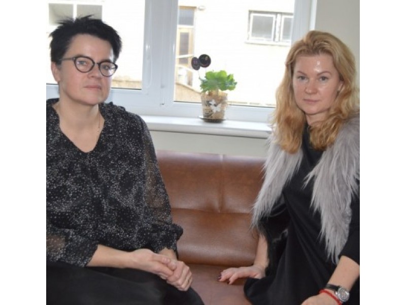Palangos socialinių paslaugų centro direktorė Daiva Dekontaitė ir jos pavaduotoja socialiniams reikalams Sandra Jackaitė papasakojo apie Centro veiklą.