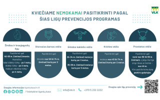 Vėžio prevencija: ar pasinaudojate galimybe nemokamai pasitikrinti?