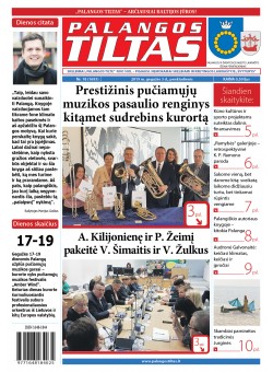 Palangos tilto laikraštis, Data: 2019-05-06, Numeris: 20 (1693) 