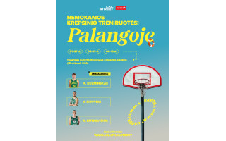 Lietuvos krepšinio lygos nemokamos krepšinio treniruotės Palangoje