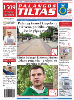 Palangos tilto laikraštis, Data: 2016-07-11, Numeris: 51 (1485) 