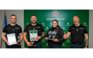 Išrinkta geriausia 2025 m. Klaipėdos apskrities VPK pareigūnų komanda