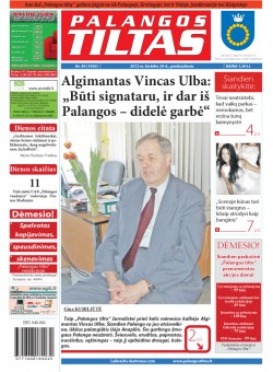 Palangos tilto laikraštis, Data: 2012-06-29, Numeris: 49 (1092) 