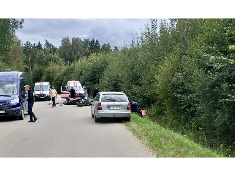 Per avariją Kretingos rajone žuvo du žmonės. FOTO: FACEBOOK