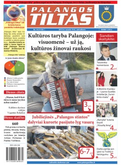 Palangos tilto laikraštis, Data: 2013-02-18, Numeris: 14 (1155) 