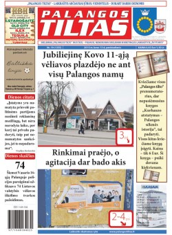 Palangos tilto laikraštis, Data: 2015-03-12, Numeris: 19(1355) 