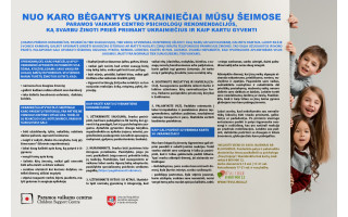 Nuo karo bėgantys ukrainiečiai mūsų šeimose