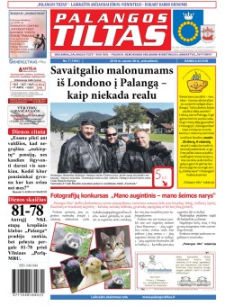 Palangos tilto laikraštis, Data: 2016-01-25, Numeris: 7(1441) 