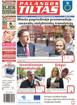 Palangos tilto laikraštis, Data: 2011-05-19, Numeris: 39 (983) 
