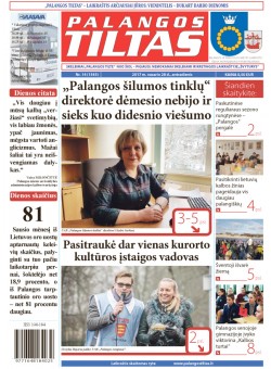 Palangos tilto laikraštis, Data: 2017-02-27, Numeris: 14(1545) 