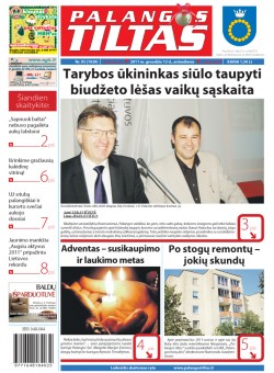Palangos tilto laikraštis, Data: 2011-12-12, Numeris: 95 (1039) 