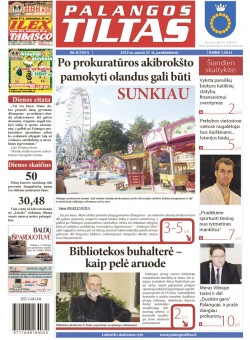 Palangos tilto laikraštis, Data: 2012-01-26, Numeris: 8 (1051) 
