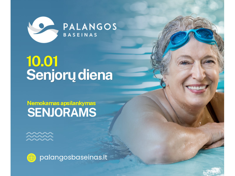 Nemokamas apsilankymas baseine senjorams
